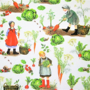 0,5 m Printed fabric &quot;Harvest Time&quot;  150 cm w.