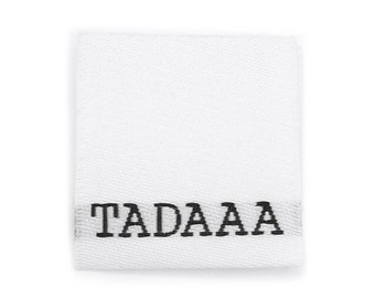 Web label - Tadaaa - approx. 50 x 25 mm