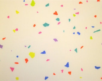 0,5 m Printed cotton fabric  "Confetti" 110 cm w.