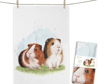 Printed fabric Piggy Pair 50x70 cm  tea towel