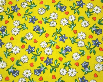 0,5 m printed cotton fabric "Alpine Love" 150 cm w.