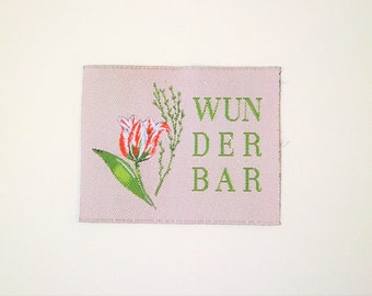 Patch "Wonderful" approx. 40 x 50 mm