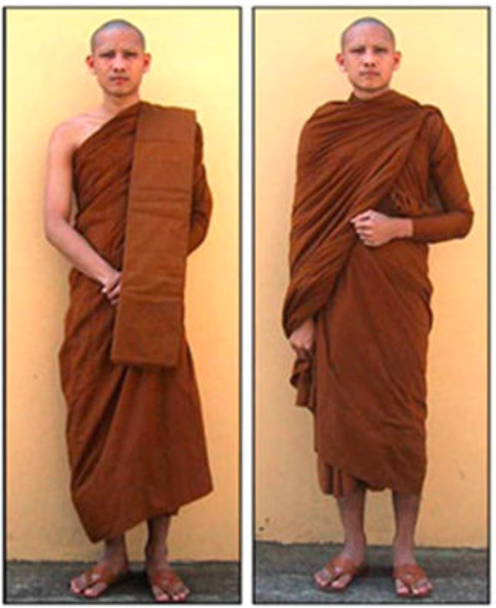Buddhist Monk's Meditation Full Robe Kāṣāya Buddha Nepal Etsy