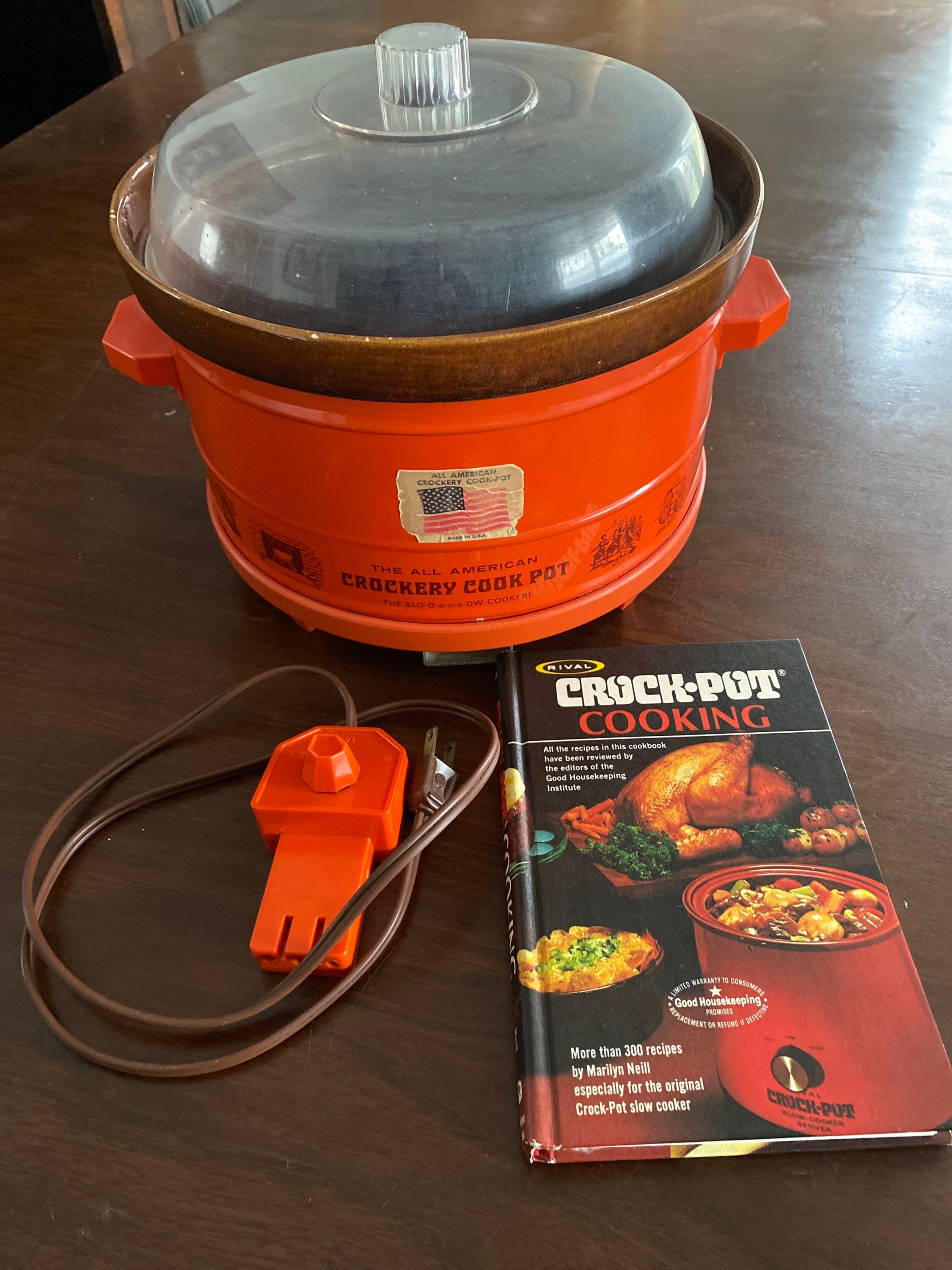 The All American Crockery Crock Pot Slow Cooker Made in 