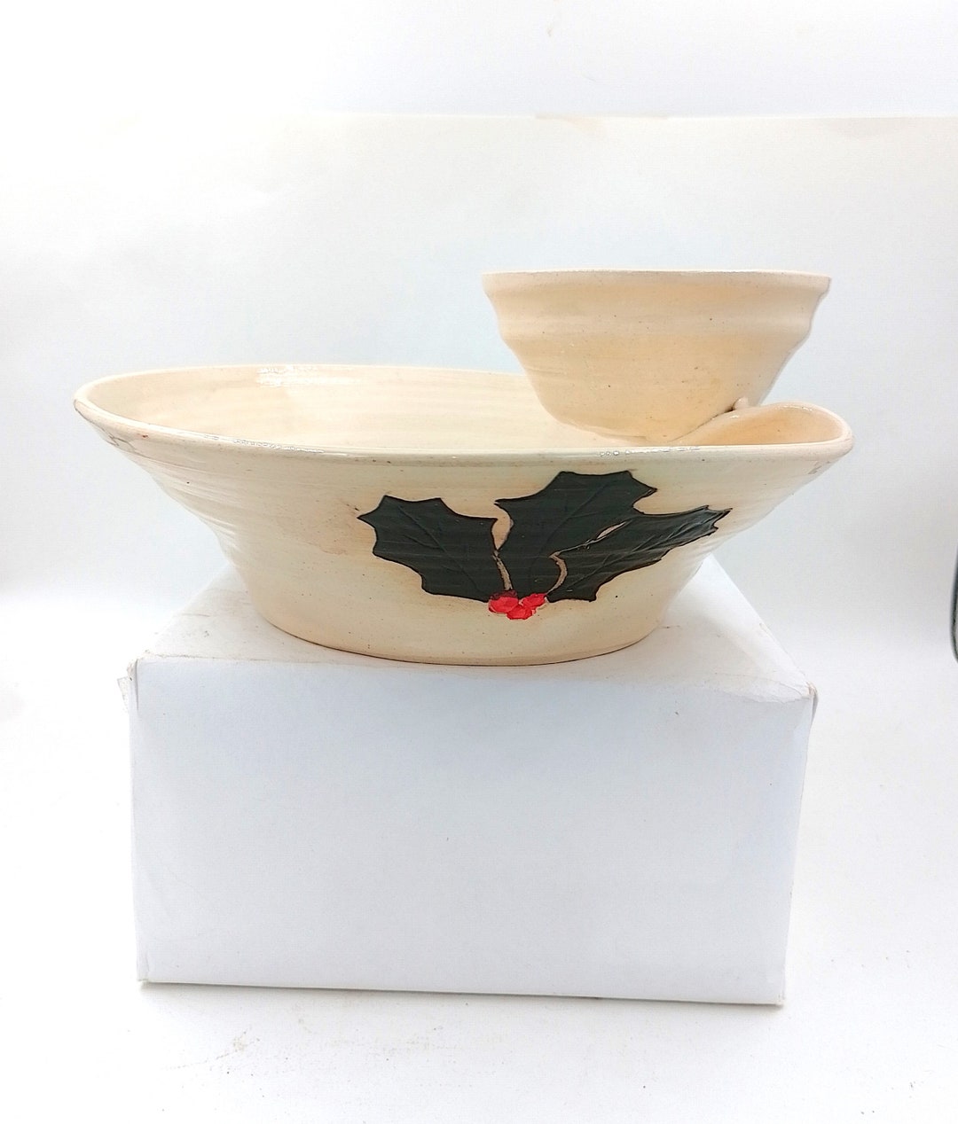 Christmas Chip and Dip Bowl Christmas Party Dips Bowl Party Etsy