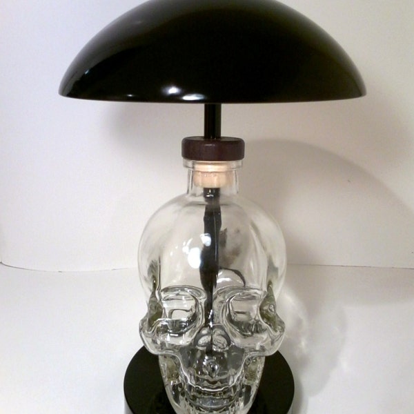 Skull touch lamp,Skull Light, Skull Lamp, Bottle Touch Lamp,Bar Light, Bar Lamp, Skull Vodka