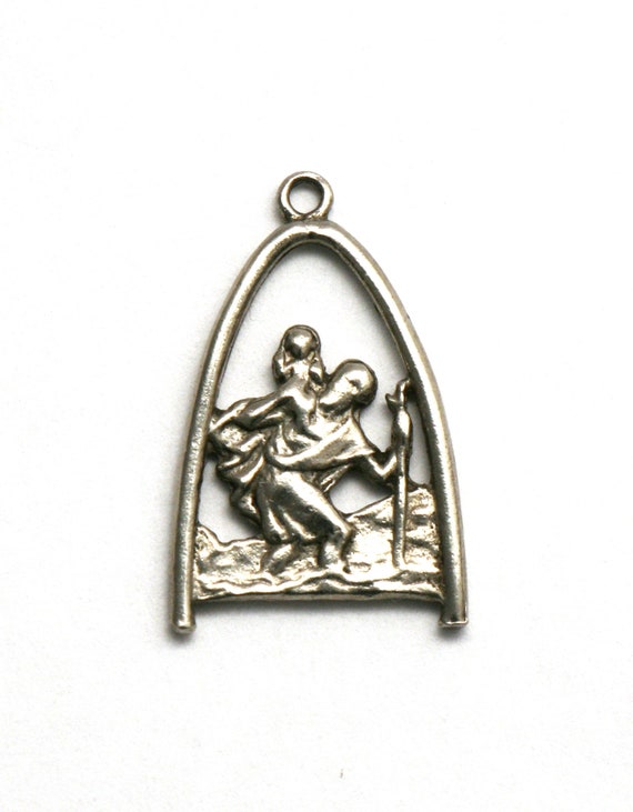 St Christopher Patron Saint of Travelers Bracelet… - image 1