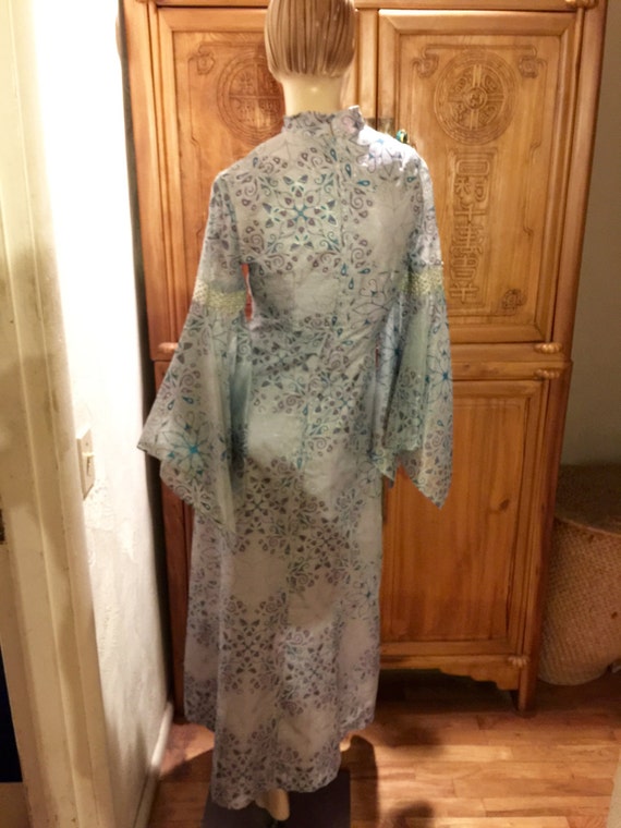 Cheongsam Asian Silver 60s 70s Vintage Alfred Sha… - image 5