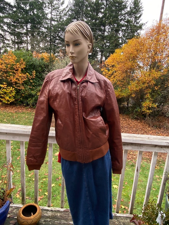 Silton top leather jacket