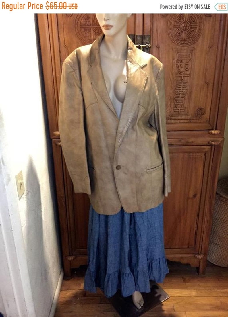 SALE SALE 70s Western Wear Leather Grais Elegante Sports Coat Urban Cowboy Country Western USA Rockabilly Rocker 46 SALE SALE 70s Western Wear Leather Grais Elegante Sports Coat Urban Cowboy Country Western USA Rockabilly Rocker 46