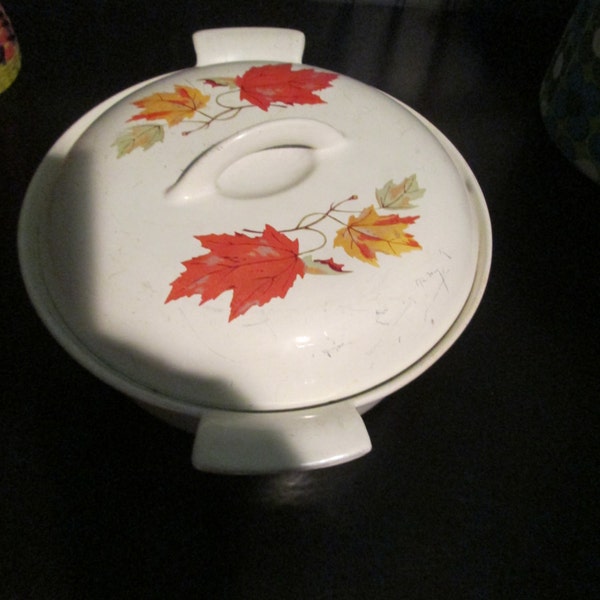 Vintage 60s Boho Belgium Dansk Descoware Porcelain Cast Iron Enamelware Dutch Oven