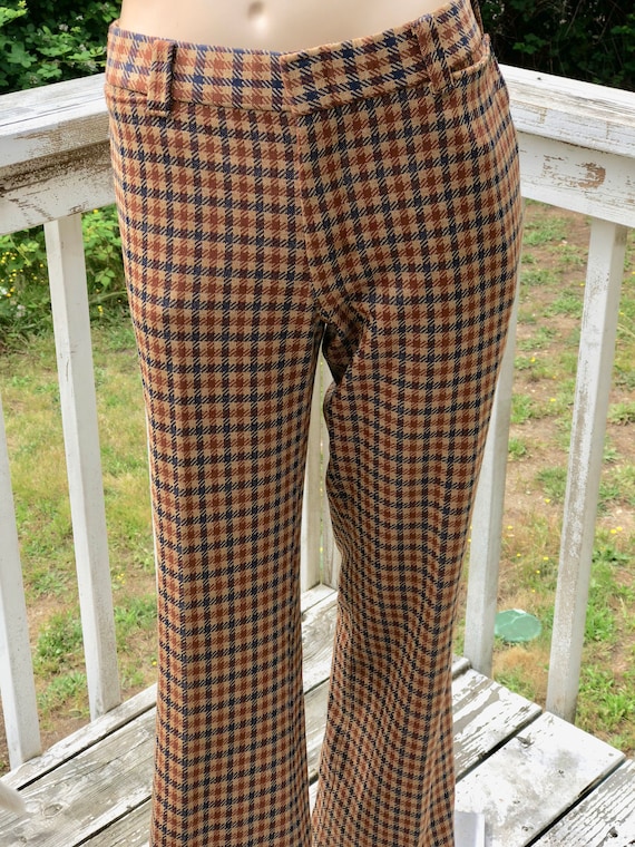 Brown Plaid Vintage 40s 50s Adi for Edelweiss Bava