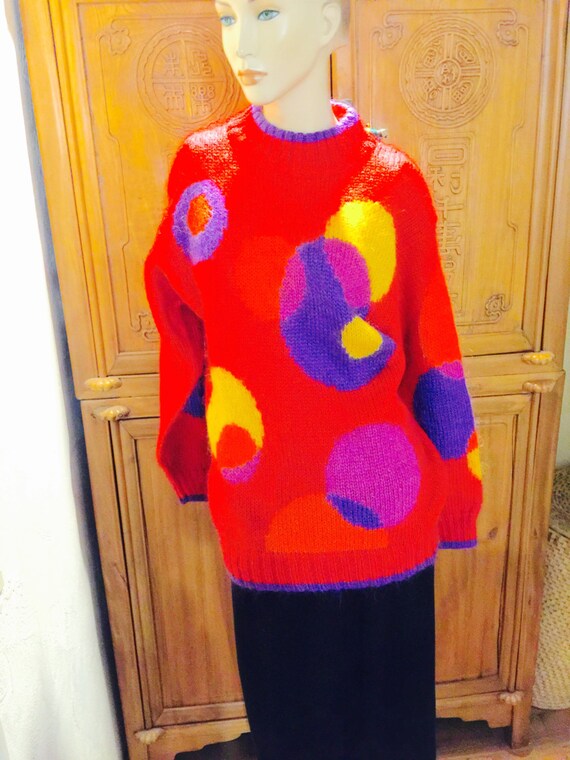 Retro Tarazzia Mohair Brooks Fashion Vivid Boho B… - image 1