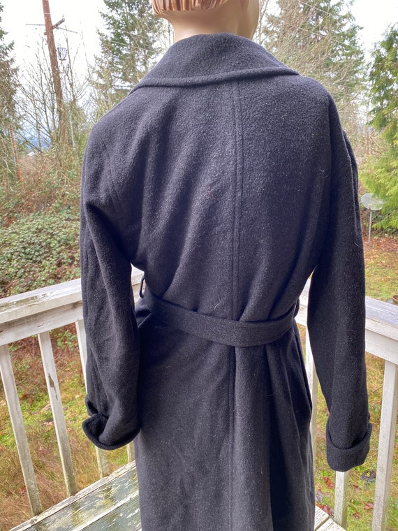 Black camel hair coat deals