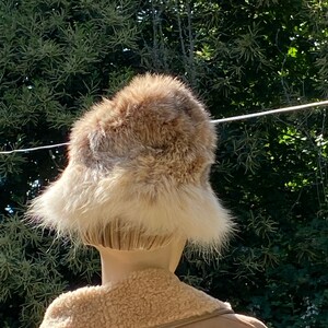 60s Vintage Fur Bohemian Chic Vogue Hat/ Cloche Boonie Style image 4