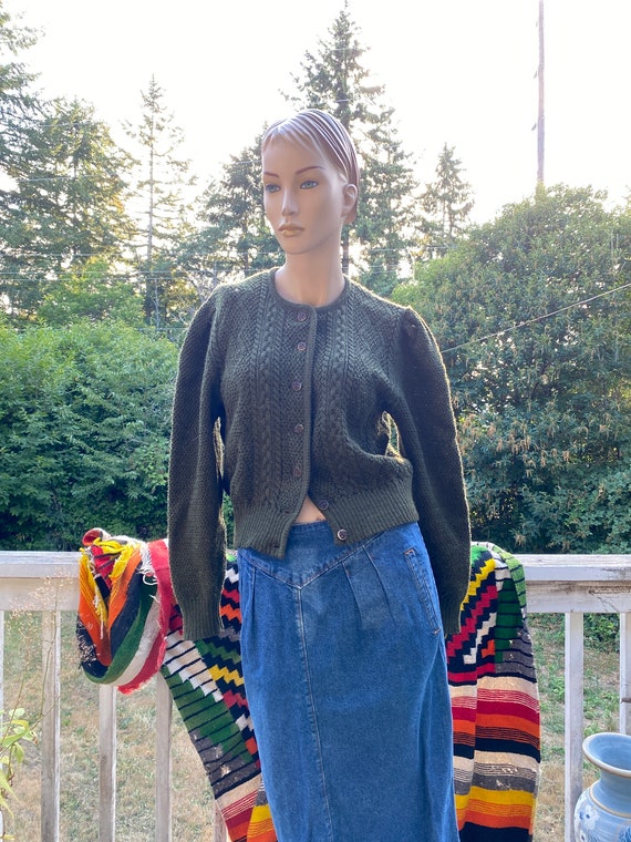 Army deals cardigan sweater
