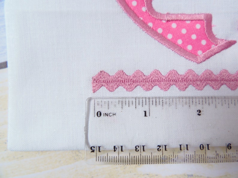 Rick rack machine embroidery design in multiple sizes. RikRak Etsy