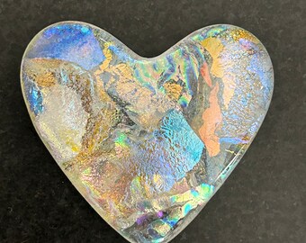 Fused Glass Hearts