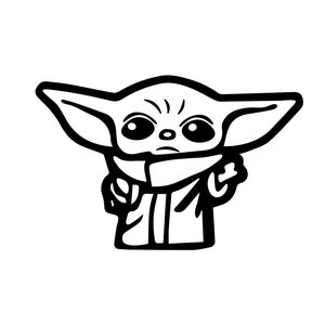 Baby Alien Digital Design | PNG, sag, JPG, pdf for Printing & Cutting Machines | Instant Download