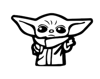 Baby Alien Digital Design | PNG, sag, JPG, pdf for Printing & Cutting Machines | Instant Download