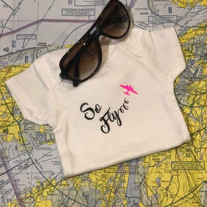 Aviation Themed Bodysuit- baby clothes- baby boy- baby girl- baby shower gift- baby gift ideas- baby bodysuit- baby onesie- organic baby