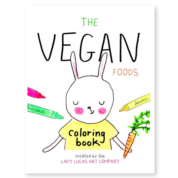Vegan Foods Coloring Book Instant Download Pdf Over Pages Etsy Vegan Foods Coloring Book Instant Download Pdf Over Pages Etsy