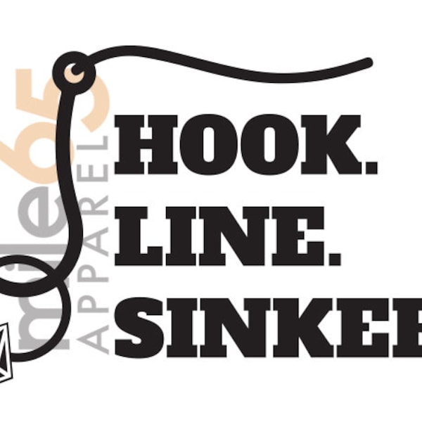 Hook Line and Sinker Etsy