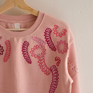 Hand embroidered sweatshirt image 4