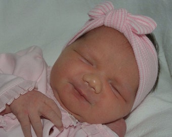 Hospital Newborn Girl Headband,  Choice of one Mini Headband,  Newborn's First Headband, newborn girl hospital bow, hospital hat