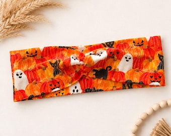 Halloween Nurse Headband | Pumpkin Ghost Headband | Halloween Scrub Headband | Nurse Hair Accessory | Fall Nursing Gift | RN Gift