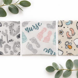 Mother Baby Nurse Headband, Labor & Delivery Nurse Gift, NICU Nurse Headband, Maternity Nurse Gift, Nursery RN Twist Headband immagine 4