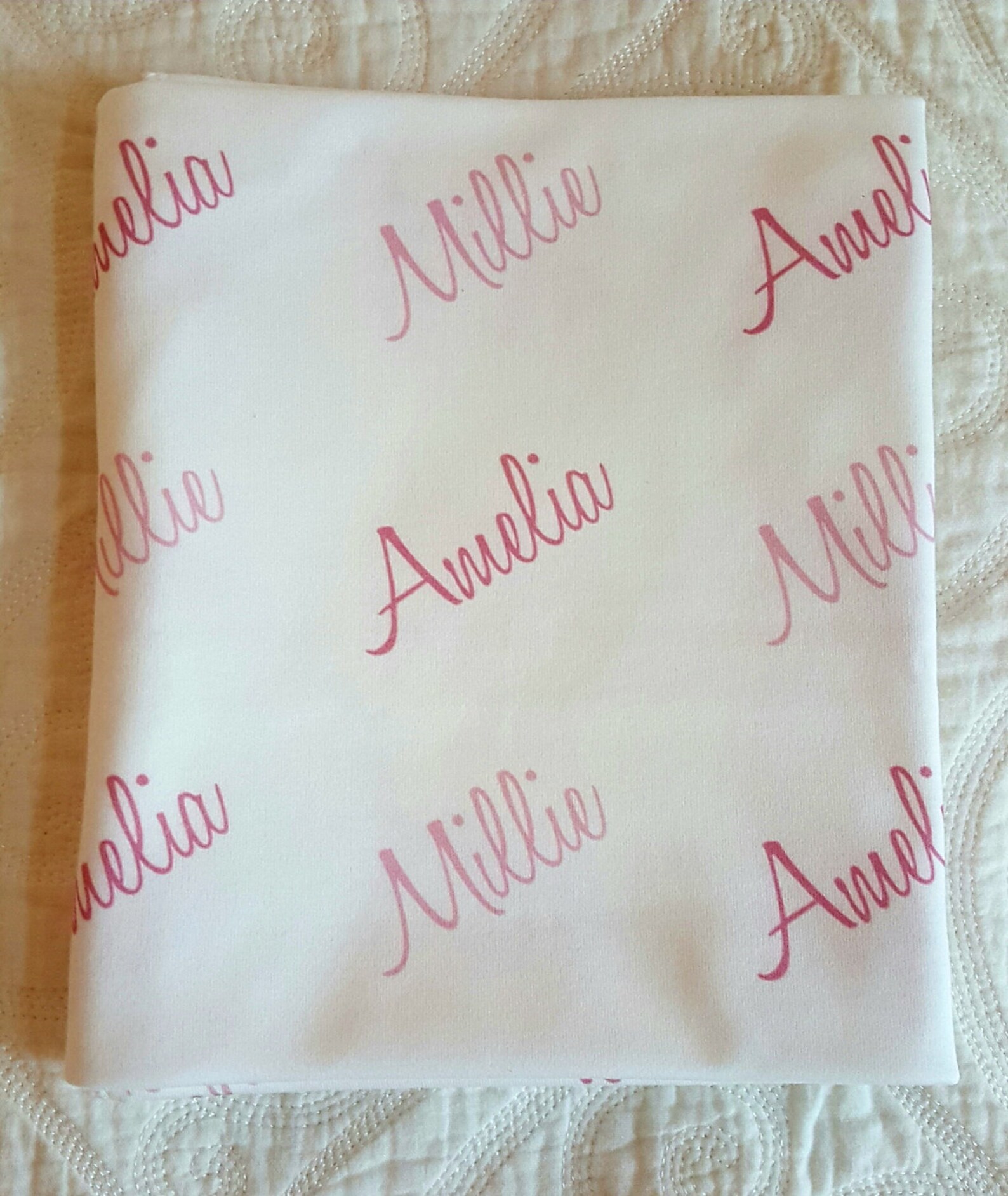 Baby Name Blanket. Personalized Swaddle Blanket. 100% Organic - Etsy