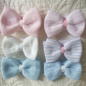 Hospital Newborn Headband, Newborn&#39;s First Bow, newborn girl hospital bow.  Baby Headband for first hospital pictures.
