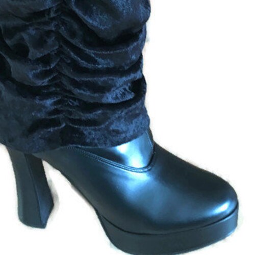 Stevie Nicks Inspired Velvet Leg Warmers Etsy