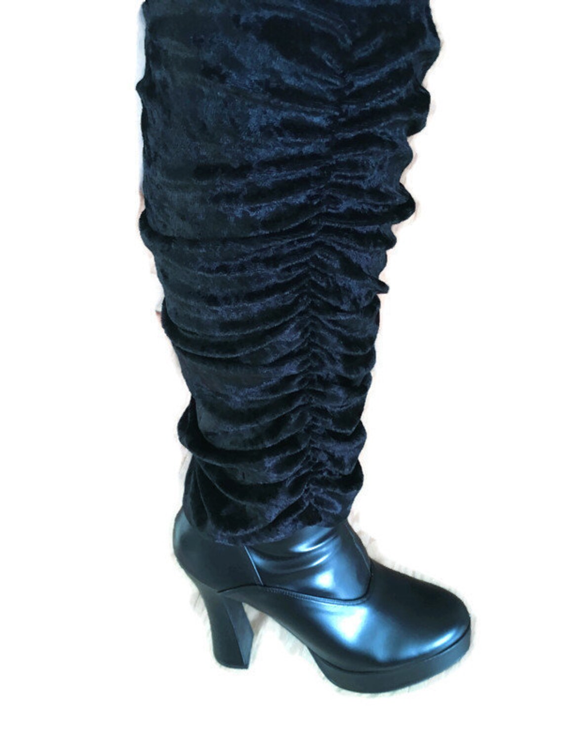 Stevie Nicks Inspired Velvet Leg Warmers Etsy