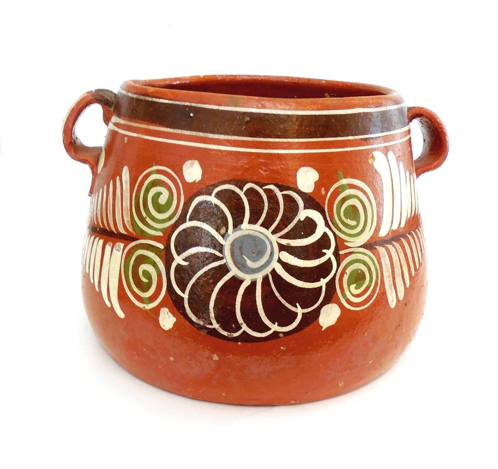 Large Mexican Olla Bean Pot Red Clay Pottery Made in Mexico Etsy
