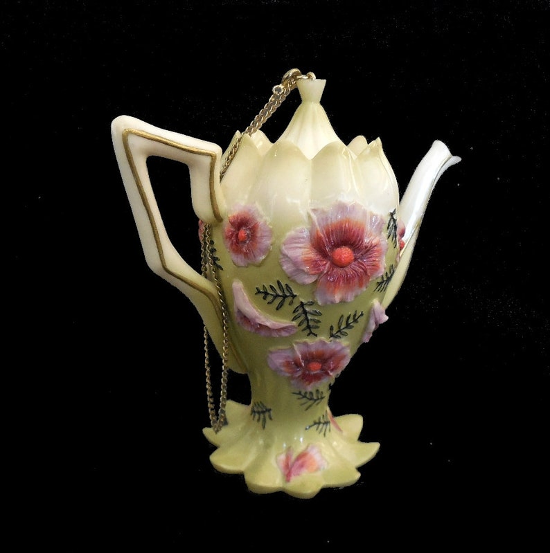 NINI Miniature Scalloped Teapot 613 Collectible Mini Tea Etsy