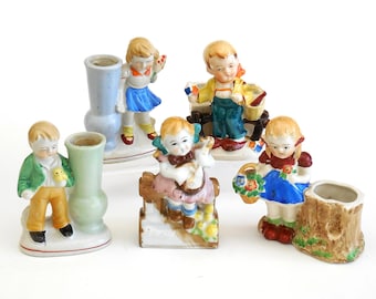 Occupied Japan Bud Vase: Vintage Ceramic Planter CHOICE