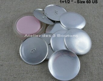 5 Cover Buttons 1.1/2" (Size 60) with assembly tool