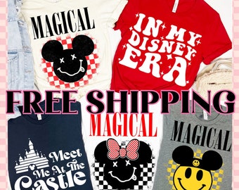 Disney Era, Magical, Magical Nirvana, T-shirt, Women's, Disney Shirt, Screen Printed, Theme Park Family Tees, Bella Canvas Brand,