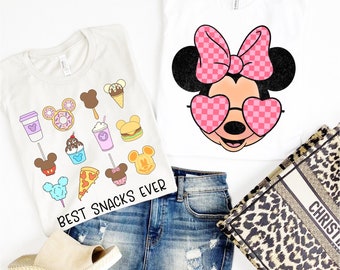 Best Snacks Ever tee Youth and Adult, best day ever, disney tee, mama and mini tee