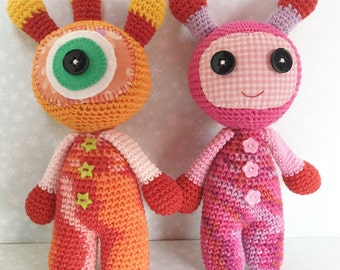 Amigurumi Toy Monsters, Handmade Amigurumi Monster.