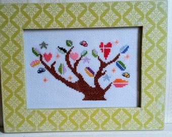 Tree of Love PDF Cross Stitch Pattern