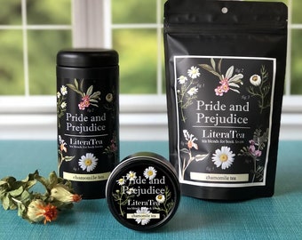 Pride and Prejudice Chamomile Tea for Jane Austen Fans and Book Lovers