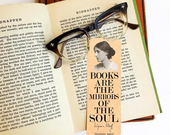 Virginia Woolf Bookmark - Eco Friendly - Literary Gift - Gifts for Book Lovers - Classic Literature