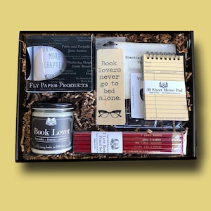 The Ultimate Book Lovers Boxed Gift Set Care Package Literary and Bookish Gifts for Bookworms and Bibliophiles FREE US SHIPPING image 1