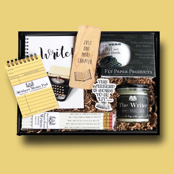 The Ultimate Writer Boxed Gift Set pour les auteurs et les amateurs de livres - 2 options de taille - Coffret cadeau littéraire - Éditeur - LIVRAISON GRATUITE AUX ÉTATS-UNIS