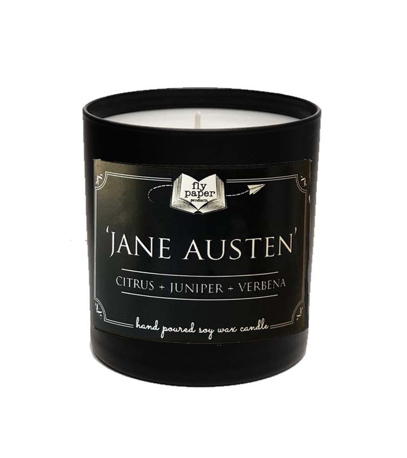 Jane Austen 11oz Tumbler Soy Candle Citrus Juniper Etsy