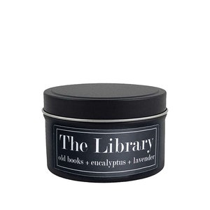 The Library Soy Candle Old Books Eucalyptus Lavender As Seen on Oprah & Buzzfeed Gifts for Book Lovers image 4