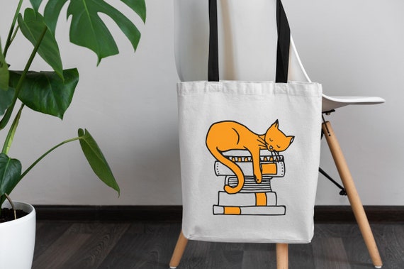 Snuggly Cats Organic Cotton Tote Bag
